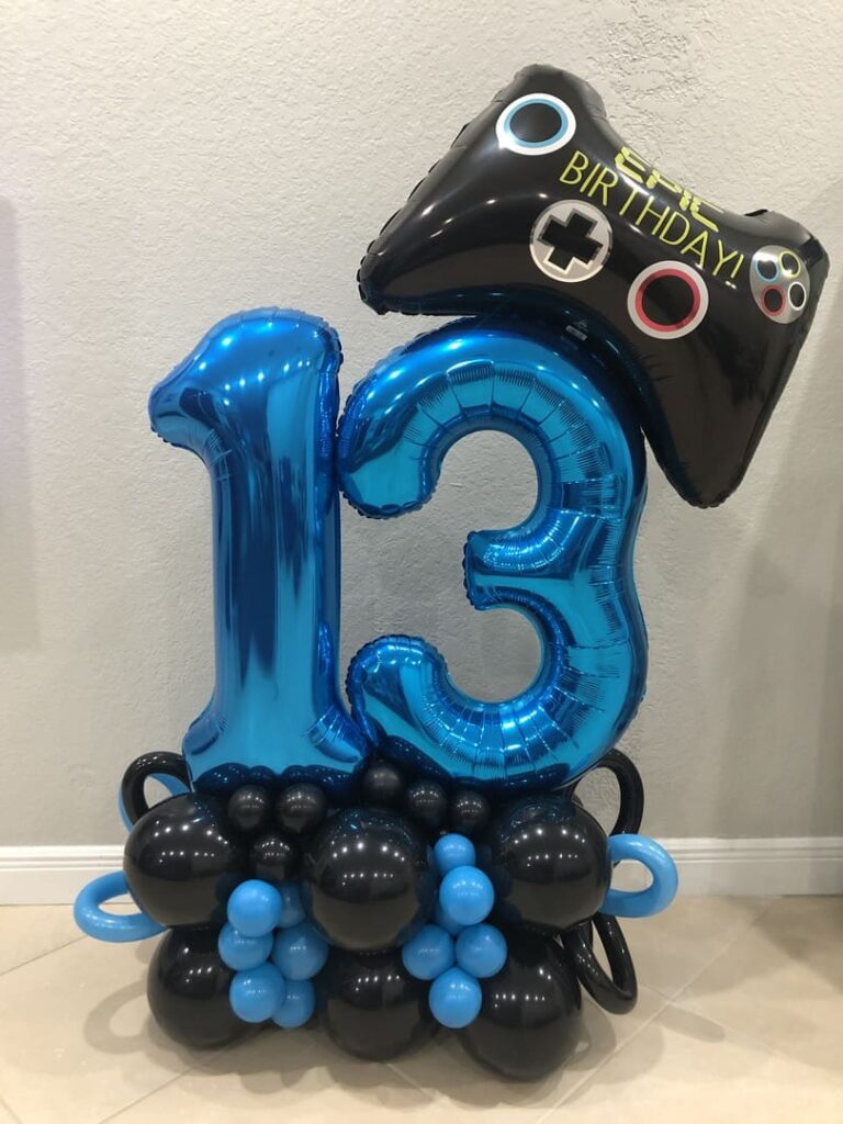 1 Balloon Bouquet Age 6 - SkyHighBalloons305 - Miami FL