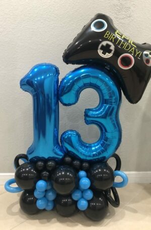 1 Balloon Bouquet Age 6 - SkyHighBalloons305 - Miami FL