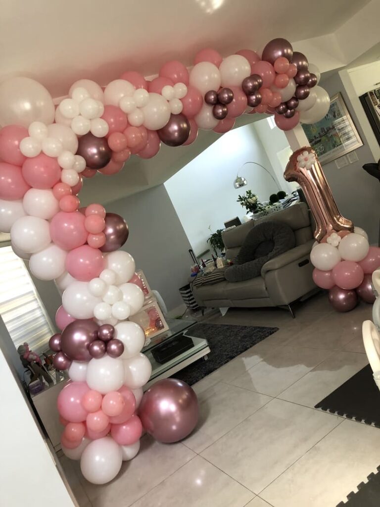 11 Organic Balloon Garland - SkyHighBalloons305 - Miami FL