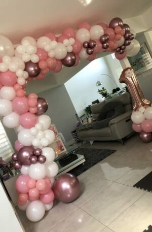 11 Organic Balloon Garland - SkyHighBalloons305 - Miami FL