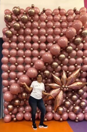 13 Deluxe Balloon Wall - SkyHighBalloons305 - Miami FL