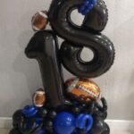 14 Balloon Bouquet Sports 4 - SkyHighBalloons305 - Miami FL