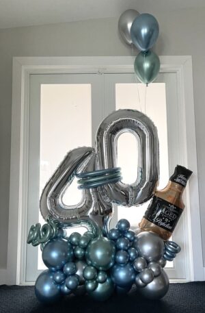 4 Balloon Bouquet Deluxe 2 - SkyHighBalloons305 - Miami FL