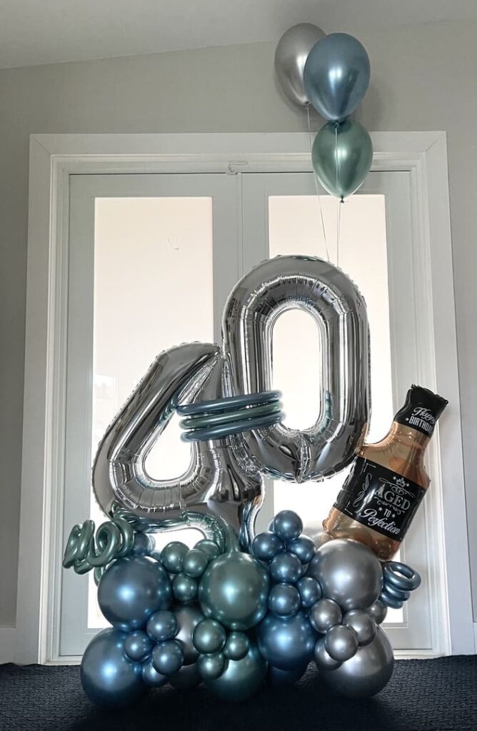 4 Balloon Bouquet Deluxe 2 - SkyHighBalloons305 - Miami FL