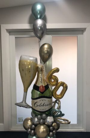 4 Balloon Bouquet Deluxe 4 - SkyHighBalloons305 - Miami FL