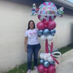 5 Balloon Tower Deluxe - SkyHighBalloons305 - Miami FL