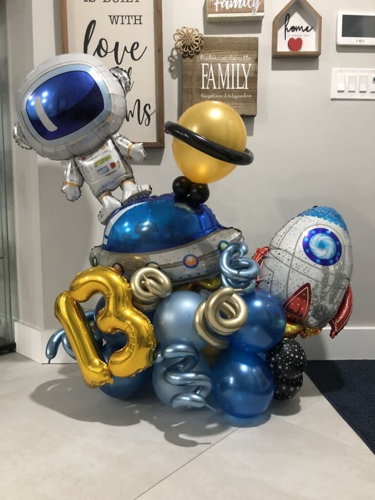 8 Theme with small number - SkyHighBalloons305 - Miami FL