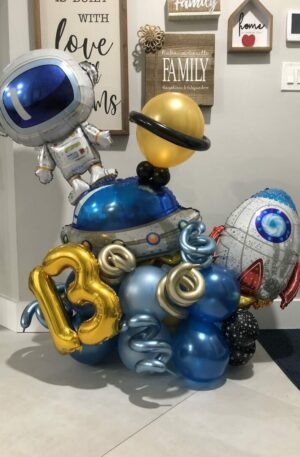 8 Theme with small number - SkyHighBalloons305 - Miami FL