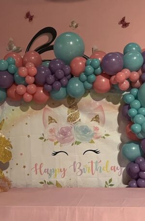 Organic Balloon Garland - SkyHighBalloons305 - Miami FL