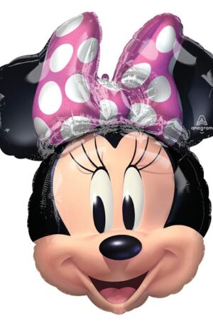 26" Minnie Mouse Forever Shape Balloon skyhighballoons305.com