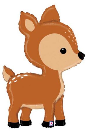 39" Woodland Deer Balloon Foil skyhighballoons305.com