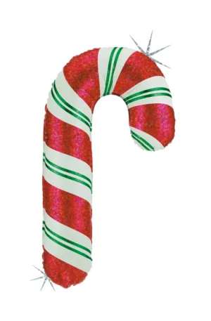 41" Candy Cane Balloon skyhighballoons305.com