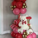 Teddy Bear Balloon Tower SkyHighBalloons305 - Miami FL