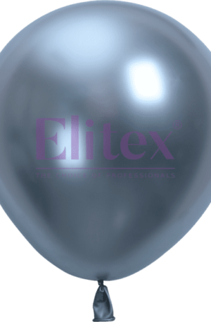 Elitex Super Glow Silver 12" Round Balloon
